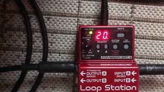 RC 3 Loop Station  Saving a phrase [upl. by Doersten284]