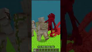 iron golem vs shin sonic phase 2 minecraft youtubeshorts [upl. by Robi]