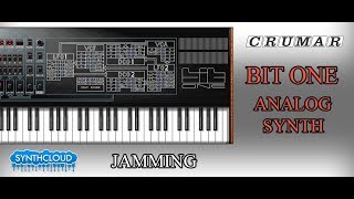 CRUMAR BIT ONE ANALOG SYNTH [upl. by Nibot110]