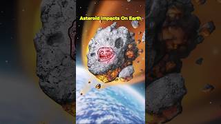 What If 1 KM Wide Asteroid Hits The Earth  Asteroid Impacts on Earth  shorts space earth [upl. by Ahsekan565]