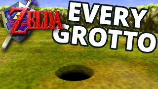 COMPLETE Guide to Every Grotto in Zelda Ocarina of Time [upl. by Gibeon613]