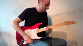 guitar demo London City Spitfire MK2 red [upl. by Hgielram]