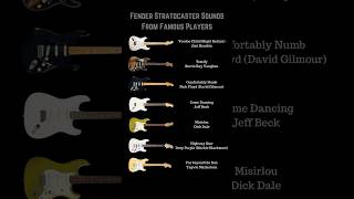 🎸 Fender Stratocaster Sounds Through the Years 🎶 [upl. by Oilut]