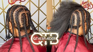 QTHEBRAIDER Easy Stitch Braid Tutorial for Beginners Mens Hair [upl. by Eireva842]