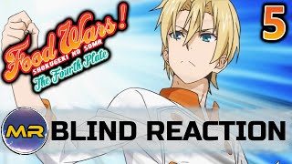 Food Wars Season 4 Episode 5 BLIND REACTION  SMART MOVE [upl. by Cilka]