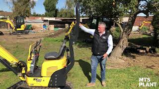 Excavator Review Yanmar SV08  The Narrowest Micro Excavator On The Market [upl. by Ilac115]