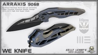 WE Knife Arrakis 906B Elijah Isham [upl. by Ahsitan]