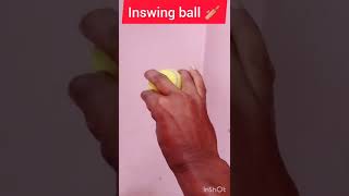 Inswing bowling tricks 🏏💯faster bowling viralshorts officialsachin [upl. by Brecher]