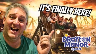 GOLD RUSH Opens At DRAYTON MANOR Soon NEW For 2024 [upl. by Lorac797]