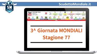 Il Football manager italiano 2 giornata Mondiali Stagione 77 [upl. by Tansey392]