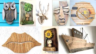 Scrap Wood Wall Art Ideas [upl. by Suiravaj]