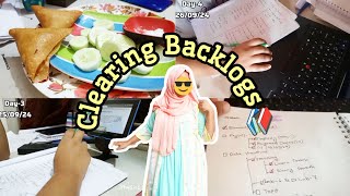 Clearing Backlogs before Final Exam📚💻Life as a CSE studentCodingEvening Study Vlog [upl. by Darcia]