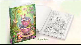 Fairy Tale Fantasia Coloring Book Flip Through [upl. by Akcire]