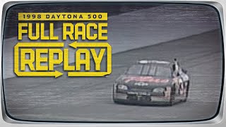 Dale Earnhardt finally wins the Daytona 500  1998 Daytona 500  NASCAR Classic Race Replay [upl. by Vanderhoek606]