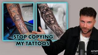 STOP COPYING MY TATTOOS  TIKTOK TATTOOS  DANIEL SILVA [upl. by Alset]