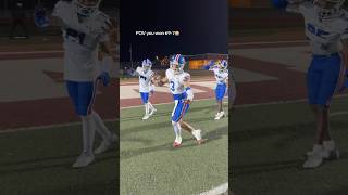 Scoring 69 is INSANE🤯🔥 youtubeshorts collegefootballl football footballshorts [upl. by Auqeenwahs147]