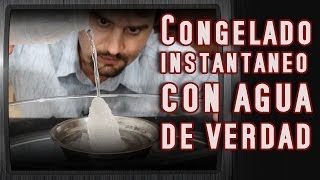 Como congelar agua en 1 segundo │ Parte 1  2 │ Experimento Fácil [upl. by Melac130]