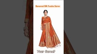 Best Saree saree design banarasi silksaree fashion choice traditional indiansaree festival [upl. by Theda433]