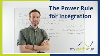 The Power Rule for Integration [upl. by Lleroj]