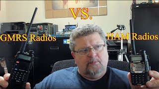 GMRS VS Amateur HAM HTs Radios [upl. by Odirfliw857]