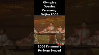 Beijing Olympics Opening Ceremony 2008 Drum Beat of 2008 Drummers olympics 2008 beijingolympics [upl. by Attah405]