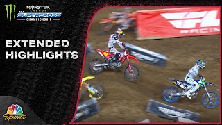 Supercross 2024 EXTENDED HIGHLIGHTS Round 14 in Nashville  42024  Motorsports on NBC [upl. by Mori]