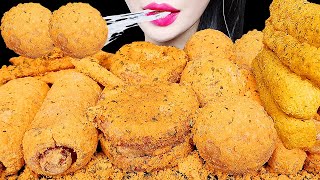 ASMR BHC CHEESE BALL CORN DOG FRIES CHEESE STICK 뿌링클 치즈볼 치즈스틱 EATING SOUNDS MUKBANG NO TALKING [upl. by Beera]