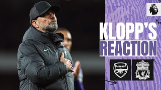 Arsenal defeat amp Szoboszlai injury  Klopps Reaction  Arsenal 31 Liverpool [upl. by Nibot]