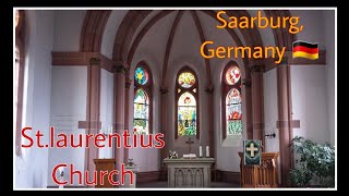 Exploring the Historic Church ⛪️ of St Laurentius in SAARBURG  Germany 🇩🇪 travel [upl. by Eaj]