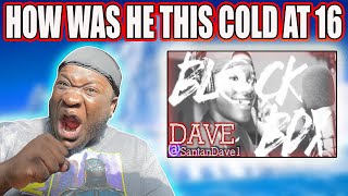 AMERICAN RAPPER REACTS TO  DAVE  BLCKBOX S6 Ep 2465 REACTION [upl. by Andrien]