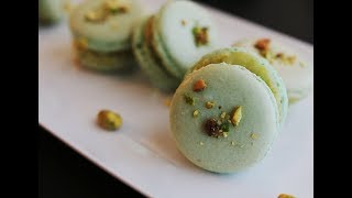 開心果馬卡龍做法 pistachio macaron recipe [upl. by Ueik]