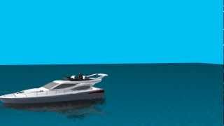 boat sails on the ocean  quotfree Chroma Key Effectsquot [upl. by Remliw]