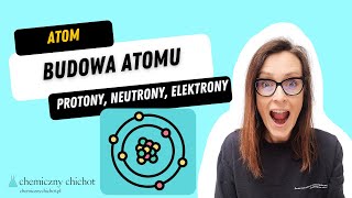 Budowa atomu  protony elektrony neutrony szkoła podstawowa [upl. by Vasta]