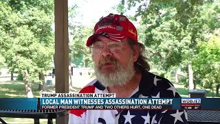 Pittsylvania County Man Witnesses Trump Attempted Assassination [upl. by Audras]