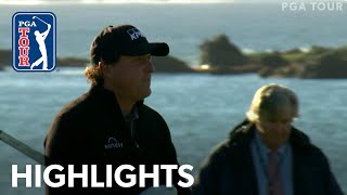 Phil Mickelson’s winning highlights from ATampT Pebble Beach 2019 [upl. by Nylarej650]