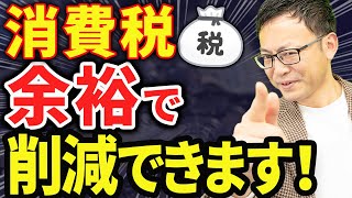 【知らない人多すぎ、、】消費税を大幅に削減する節税ノウハウについて税理士が解説します [upl. by Brown938]