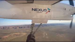 Kununurra East Kimberley Regional Airport Landing  Nexus Airlines DHC Dash 8 Q400 [upl. by Nepil]