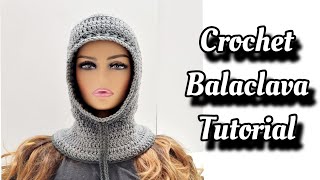 Quick and Easy Crochet Balaclava Tutorial [upl. by Hagile773]