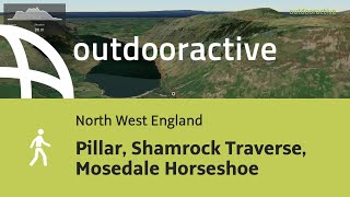 hike in North West England Pillar Shamrock Traverse Mosedale Horseshoe [upl. by Aniled]