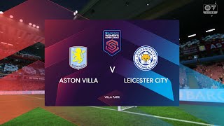 Aston Villa vs Leicester City 13102024 Womens Super League FC 25 [upl. by Relyt]