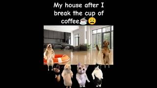 Floody😐 youtube flood house breaking cup coffee room home disaster funny trending shorts [upl. by Anaeg917]