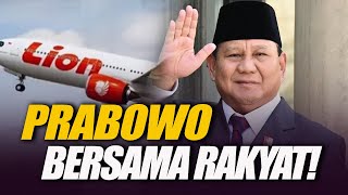 PRABOWO TURUNKAN HARGA TIKET PESAWAT Rakyat Bisa Liburan Akhir Tahun dengan Senang [upl. by Anilec]