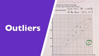 Outliers What Is An Outlier On A Scatter Graph And How To Find Them [upl. by Koppel]