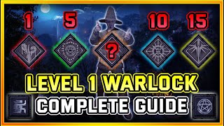 Dark and Darker Level 1 Warlock Complete Beginners Guide  The Best Way to Play the Class [upl. by Zizaludba]