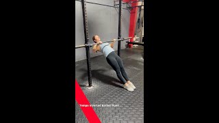 Barbell Inverted Row Work [upl. by Corotto]