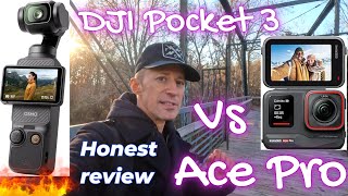 Insta360 ace pro vs Dji pocket 3 [upl. by Anaujit]