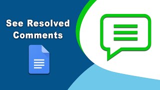 How to see resolved comments in google docs [upl. by Alabaster]