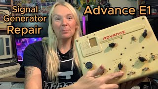 1950s Advance E1 Signal Generator Repair [upl. by Anawahs]