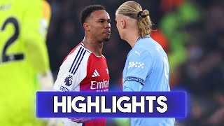 Manchester City vs Arsenal Highlights 22  Haaland Scored his 100th Goal [upl. by Dennet]