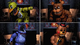 FNAF 2 Deluxe Edition  New Contents Night 6 Unlockables [upl. by Sirromaj]